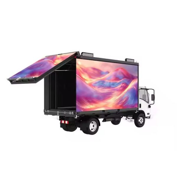 Lamp Size 2727 Mobile Truck LED Display with High Refresh Frequency and Full