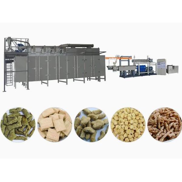 TVP TSP vegetable soya chunck food extruder machine