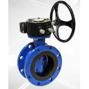 Flanged Resilient Sealing Stainless Steel / Ductile Iron Butterfly Valve 1.0MPa
