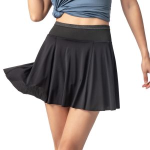 Quick Dry Mesh Womens Golf Clothes Mid Rise Athletic Badminton Tennis Skirt