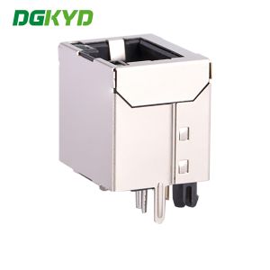 DGKYD52T1188AB1A1DY1008 180 Degree Direct Insertion RJ45 Network Connector