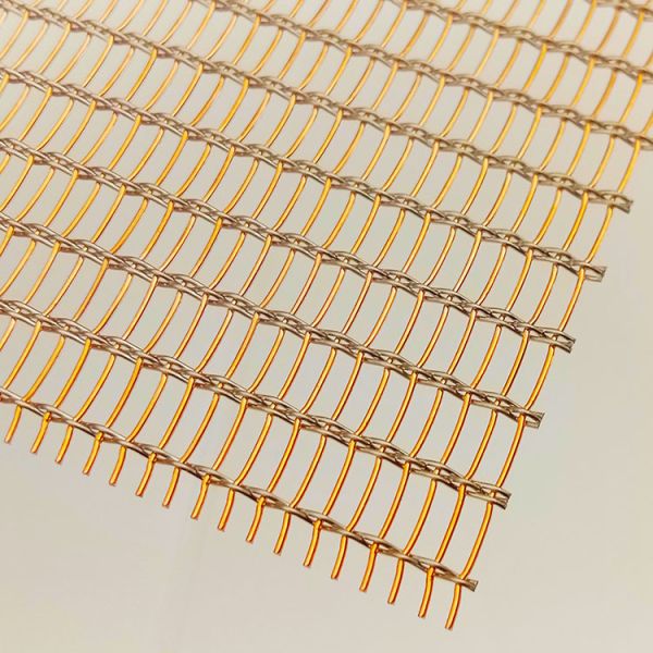 UV Protection Metal Laminated Glass , Fabric Laminated Glass With Metal Mesh