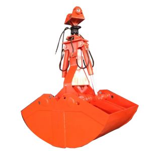 Customized Q345B NM400 Clamshell Bucket Easy Operation