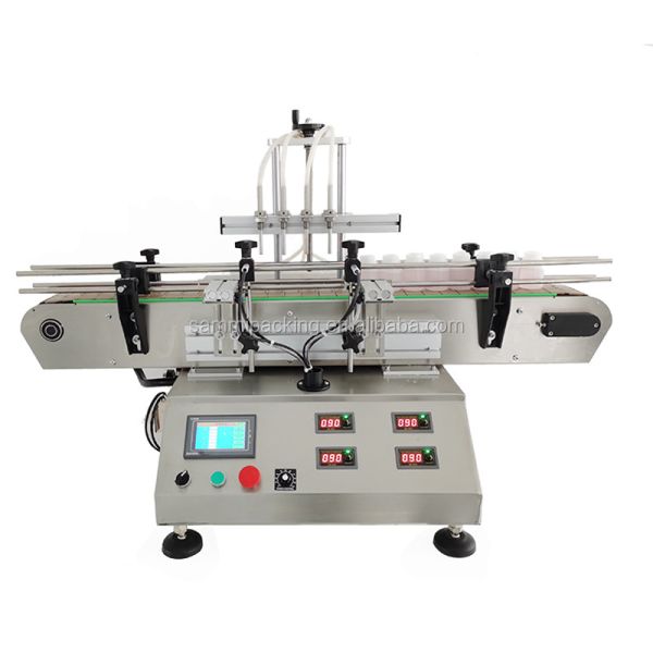 Buy Automatic Tabletop Small Bottles Liquid Filling Capping Labeling Machine at wholesale prices