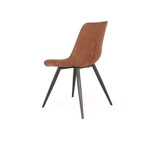 Modern Restaurant Furniture 84cm 50cm PU Leather Dining Chair