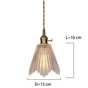 240V 15CM Flower Pendant Light