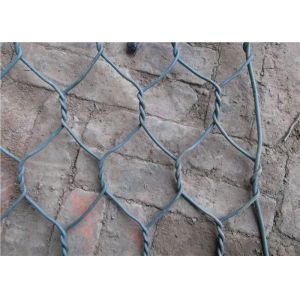 PVC Coated Double Twisted 4x1x1m Woven Gabion Basket
