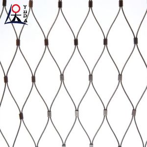 Quality Architectura Flexible Safety stainless steel wire rope mesh Netting for sale