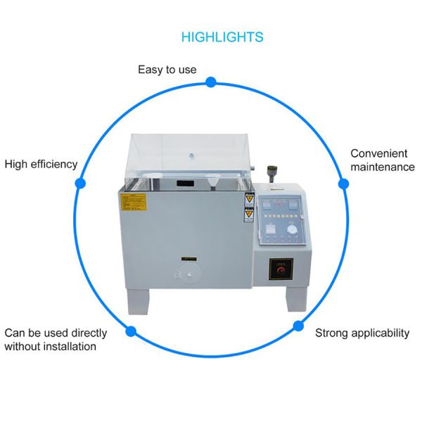 To Test The Products Corrosion Resistance 108L Salt Spray Corrosion Test Chamber With Clear Cover