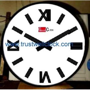 60cm 70cm 80cm 100cm analog clocks for hospital building, school building with
