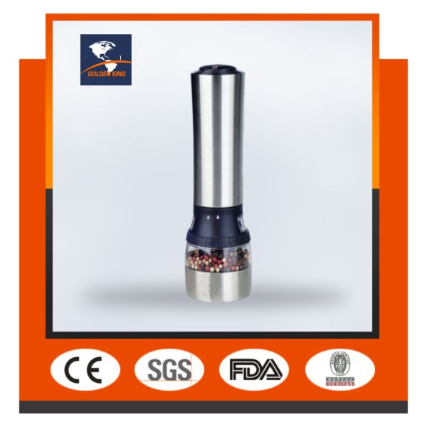 HIGH QUALITY Duo-electric Salt & Pepper Mill/duo-electric pepper GK-18 mill