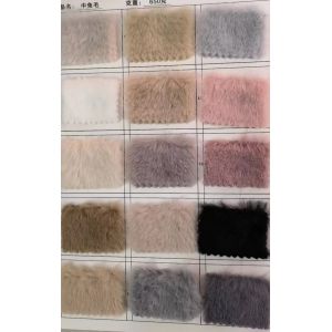 Polyester Rabbit Wool OEKO-TEX Luxury fashion Girls/Women Dress Anti-microbial