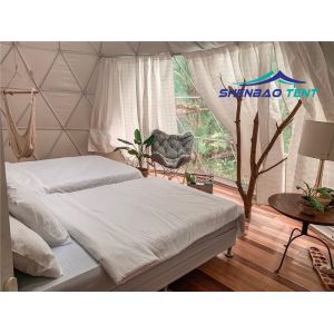 Adventure Sleeping Wind Resistant PVC Glamping Dome Tent