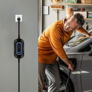 3.5KW Type 2 EV Plug IP67 Onboard Charger for Tesla Model 3 at Shopping Mall
