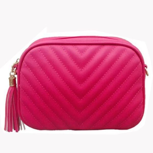 Buy Womens Casual Embroidery Single Chain Bag With Tassel at wholesale prices