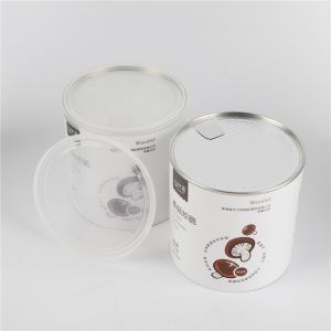 Paper Composite Plastic Food Cans Retractable Kraft Paper Tube Packaging