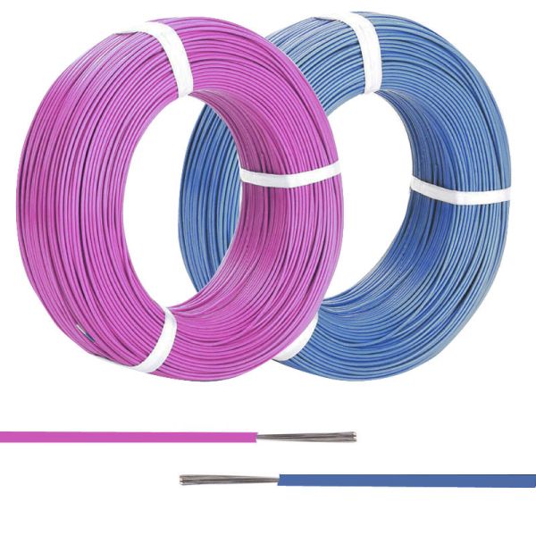 Buy High Temperature Extruded ETFE Tefzel Wire, 300V Tinned Plated Stranded Copper Cable at wholesale prices