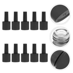 Nails Supplies Bottles Gel Polish Bottle with Brush Frosted Round Square Matte