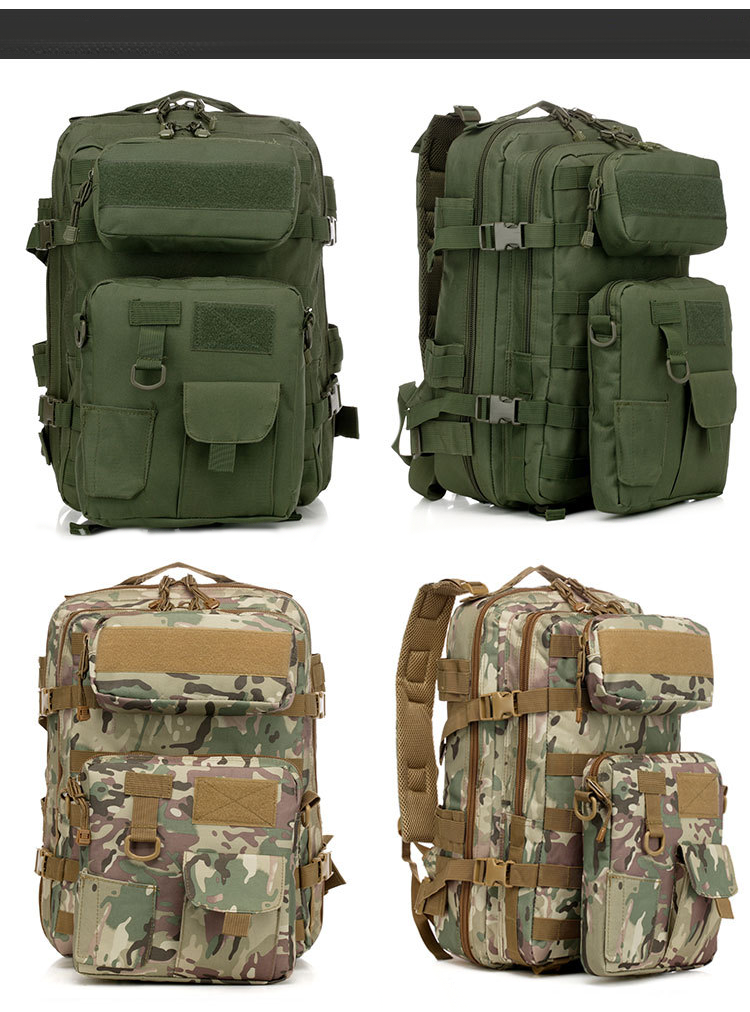 40L 900D Oxford Fabric Waterproof Traveling Daysack with Accessories Bags and Durable