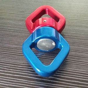 Heavy duty double loop spinning swiveltree swing strap swivel