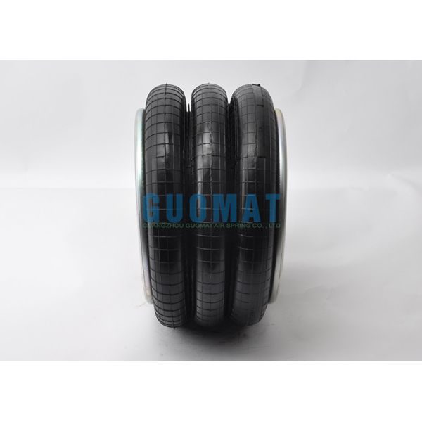 3B14-374 Industrial Suspension Rubber Air Spring Goodyear Triple Convoluted Air Bellow Bag