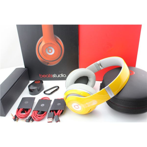 Beats by Dr.Dre Studio 2.0 Wireless Bluetooth Around-the-Ear Headband Headphones Orange made in china grgheadsets-com.ecer.com
