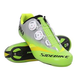 Ultralight Road Bicycle Shoes / Carbon Sole Men Breathable Self - Locking