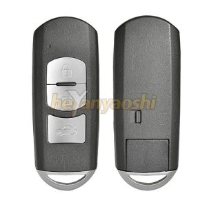 Mazda 3 Buttons Smart Key Shell with Emergency Key Insert