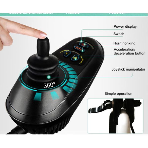 4.5km/Hr Medical Transport Wheelchair Aluminum Customized For Homecare