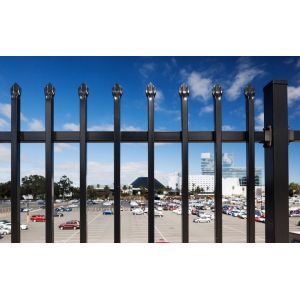 Quality Powder coated tubular steel fence for sale