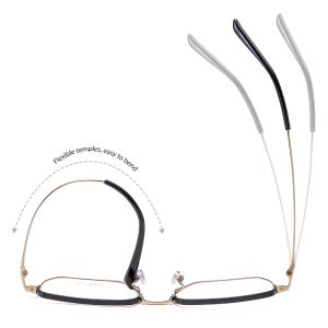 Custom Pure Titanium Frame Glasses Optical Easy Lens Replacement