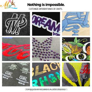 Applique Embroidery Unisex Heavy Pullover Hoodies Solid Pattern Custom Logo