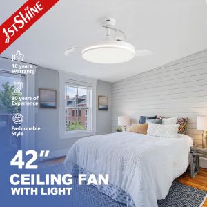 Modern 42-Inch Invisible Ceiling Fan Mdash Featuring A Starry Lampshade And 3