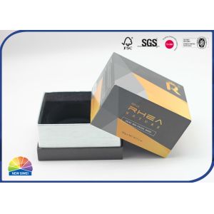 Glossy Shoulder Neck Rigid Boxes Paper Cardboard Package 3 Piece