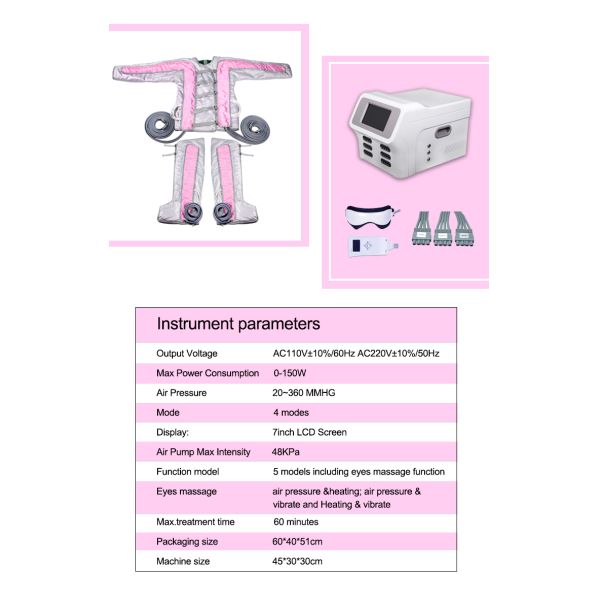 Lymphatic Drainage Massage Machine Professional Portable Pressotherapy Body Slim Machine