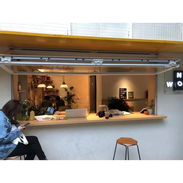 Sunset Wine Country Folding Window Capturing Twilight Across Vineyard Rows