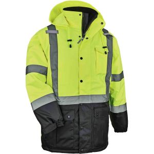 280GSM Polar Fleece High Visibility Safety Winter Jacket EN20471 EN1150