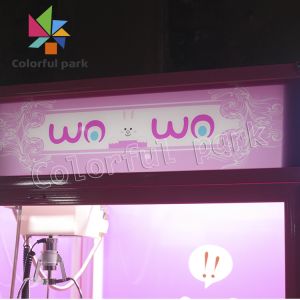 Lollipop Candy Toy Claw Grabber Machine Pink Tempered Glass Material