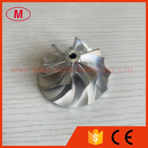 TD04 reverse 42.00/56.00mm 6+6 blades high performance turbo milling/aluminum 2618/billet compressor wheel for 49477-02000, 49477-02001, 49477-02002,