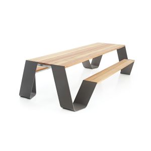 Rectangle 1500*750*750mm Picnic Table Bench Set