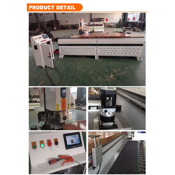 900KG CNC Wooden Door Lock Hole Mortising Machine with Automatic Lubrication System