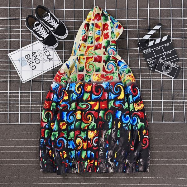 New Arrival All Over Print Men's Hoodie Custom Mens Hoodies Sweatshirts
