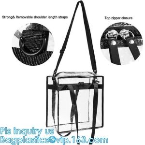 Reusable die cut handles promotional plastic bag, Promotional Items Transparent