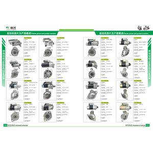 7.5KW Starter Motor Isuzu Deceleration 6RB1 1811001800, 1811001801, 1811001861,