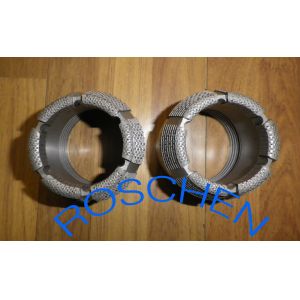 T2 86 , T2 101 , NQ , HQ Surface Set Diamond Core Drill Bits For Exploration