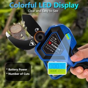 42mm Cordless Electric Pruning Shears With Rechargeable 25.2V 2Ah Battery