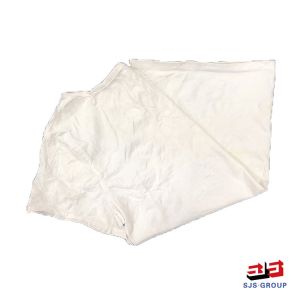Pure White T Shirt Wiping Cotton Oil cutting used clothes Cleaning Rags Waste