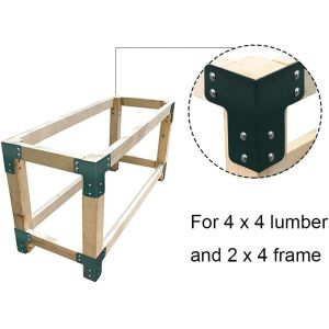 Custom Size Steel Angle Bracket for Shop Table Sturdy Brackets for Heavy Duty