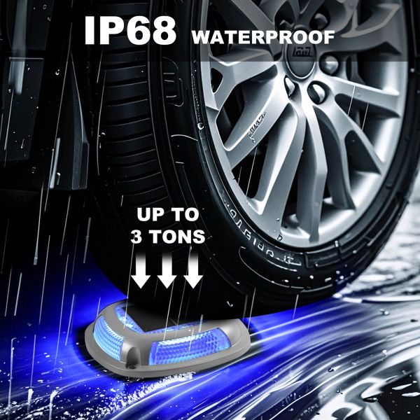 Waterproof Solar LED Garden Dock Light Made of Aluminum Material with 1.2V/600mah Battery and 2V/140ma Solar Panel