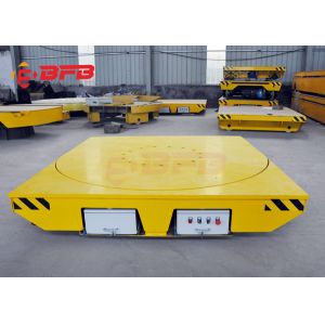 Integrated Flat Decking 2T Rail Transfer Cart For Workshop Handler